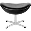 Fritz Hansen The Egg Stool Leather, Elegance Black