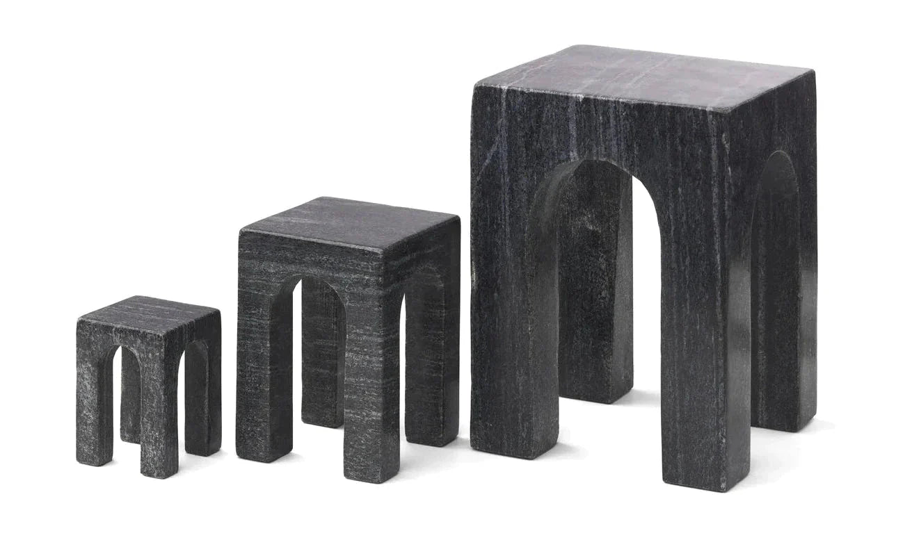 [product_category]-Gejst Arkis Bookend, Marble Black-Gejst-5712731104418-10441-GEJ-1