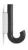 Gejst hook mini hook, quercia nera/cromo