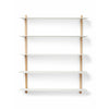 GEJST NIVO SHELF E, quercia leggera/bianco