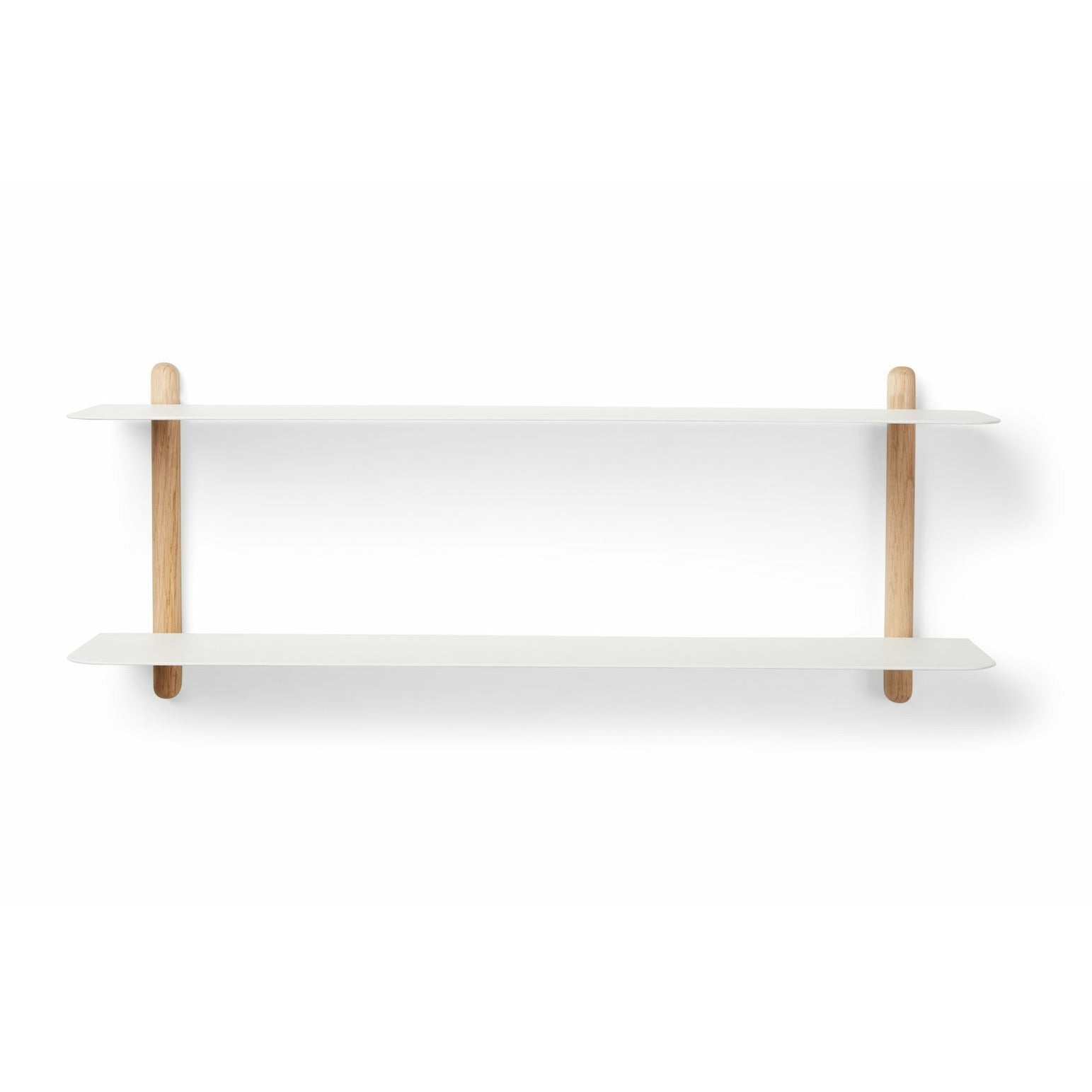 GEJST NIVO SHELF F, quercia leggera/bianco