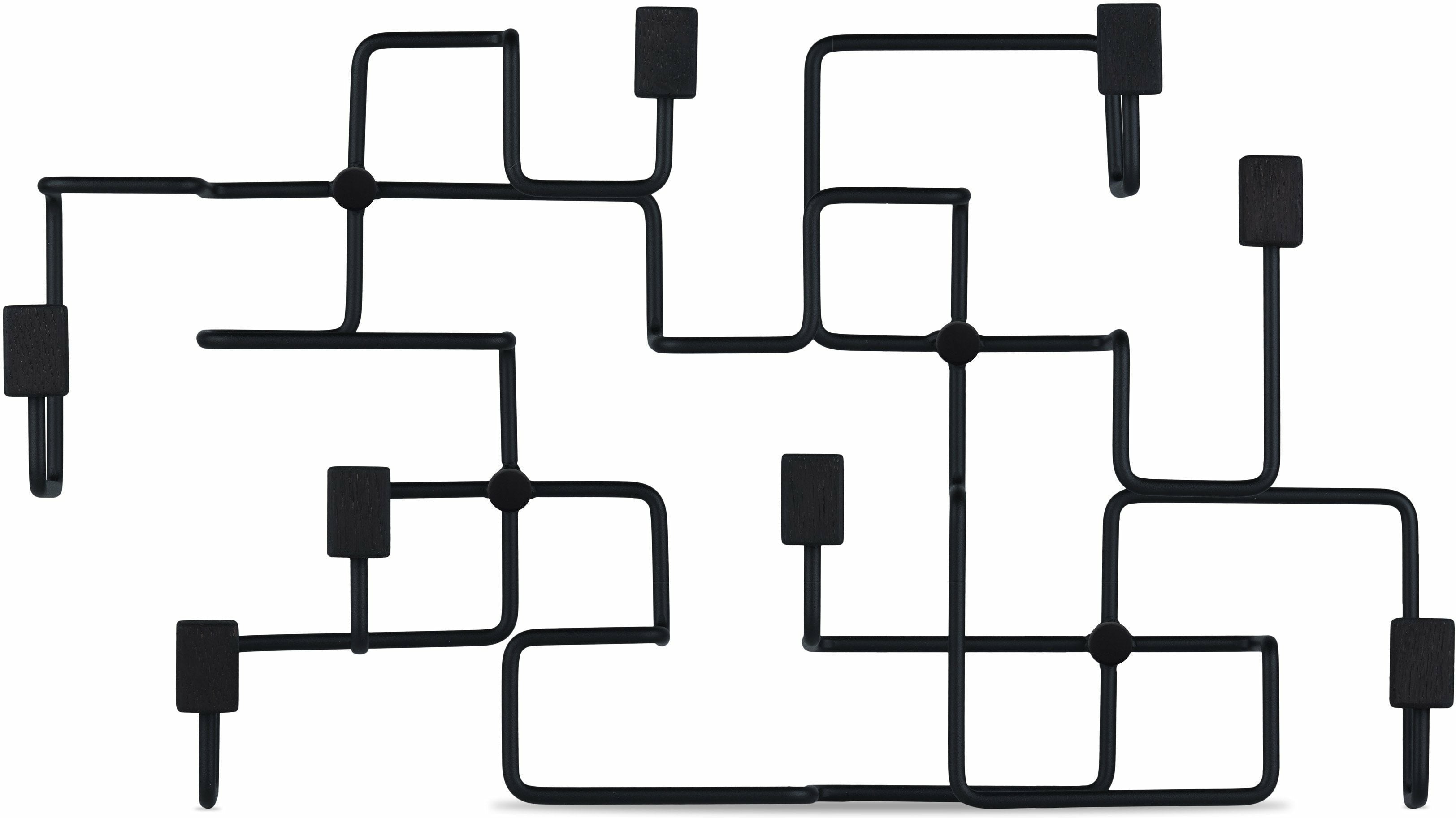 Gejst neðanjarðar fataskápur svartur eik/svartur, 33 cm