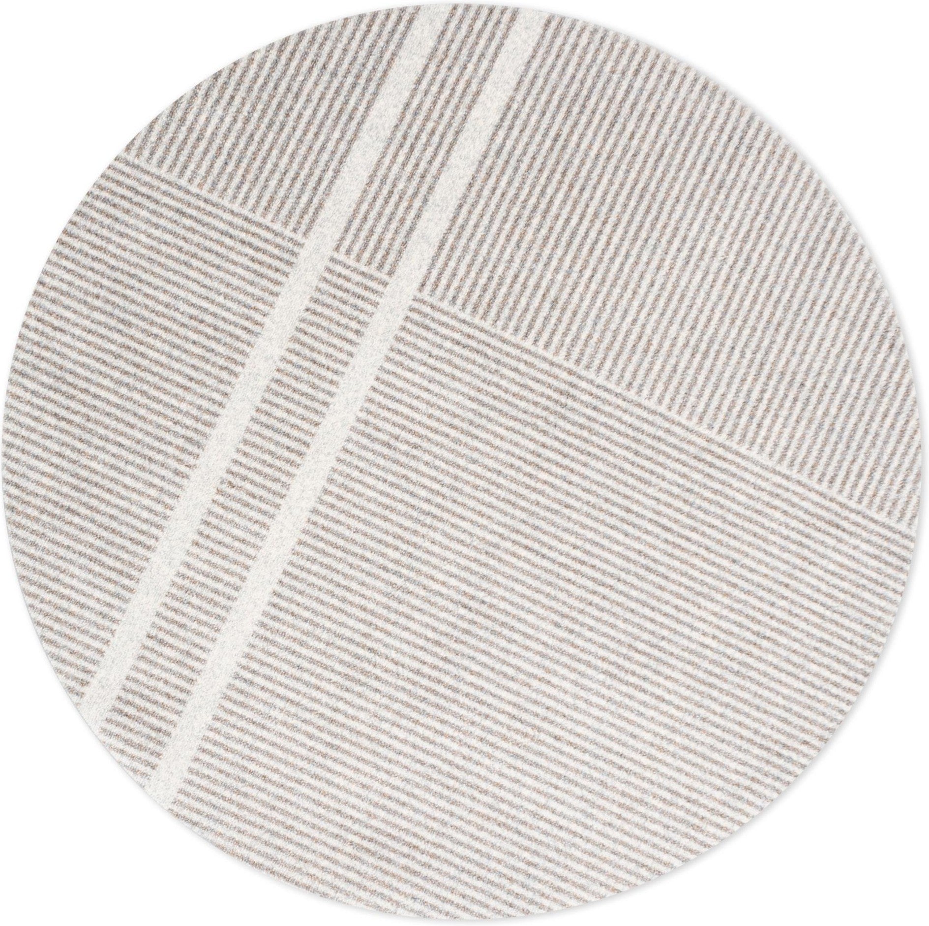 HEMAT DOORMAT Løype Breezy Beige, 150x150cm