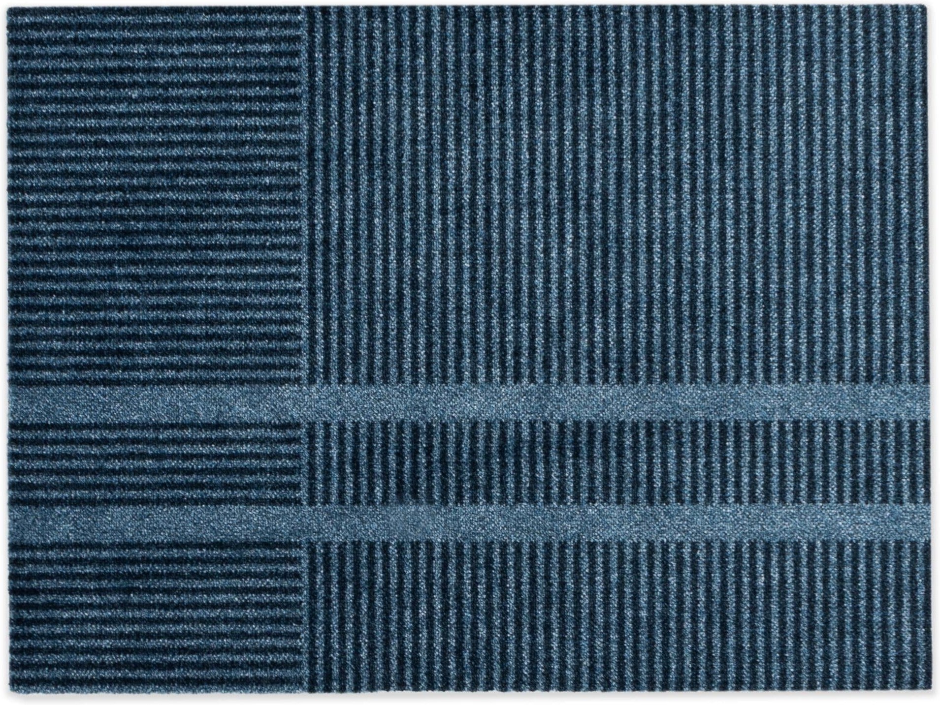 Heymat DOORMAT Løype Stormy Blue, 85x115cm