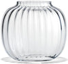 Holmegaard Primel Oval Vase Klar, H17,5cm