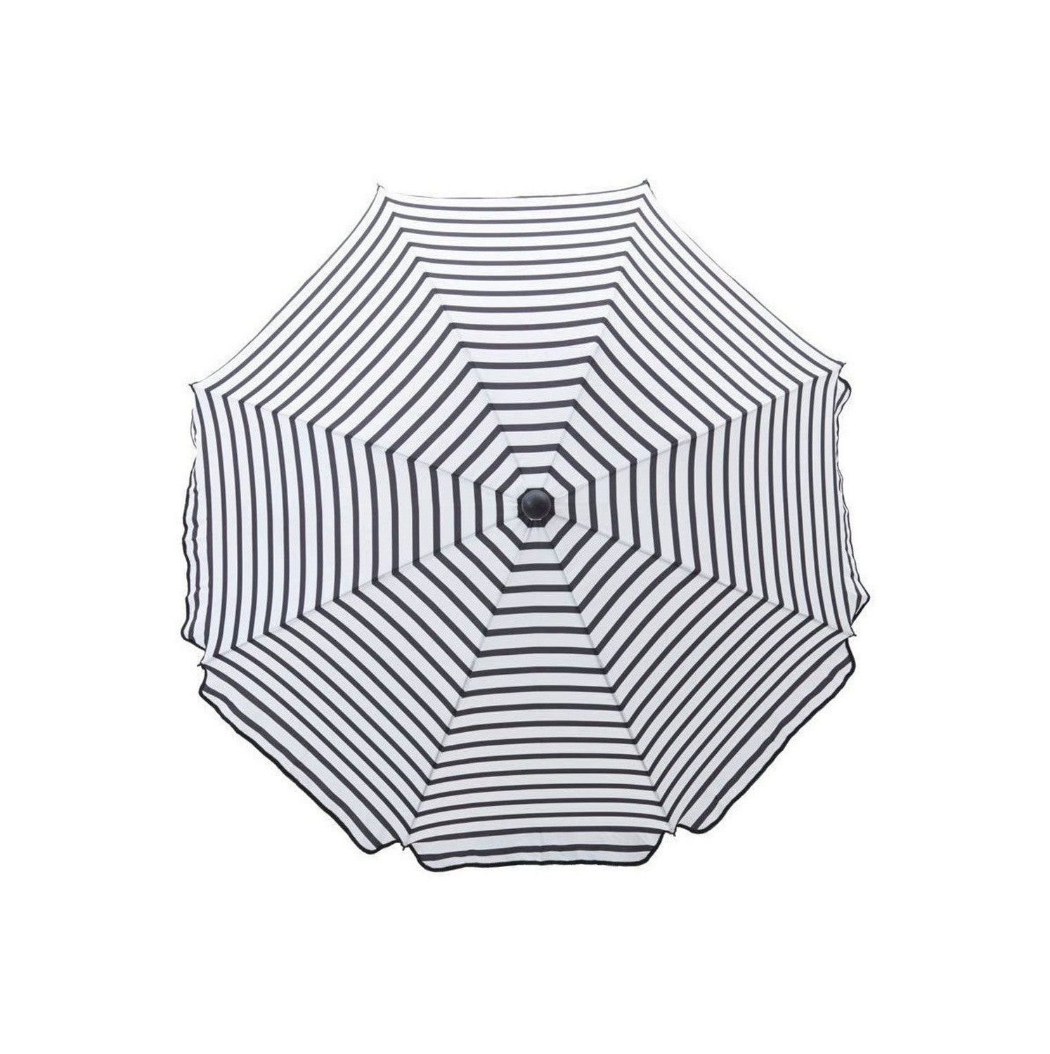House Doctor Beach/Garden paraguas, Hdoktogon, negro/blanco