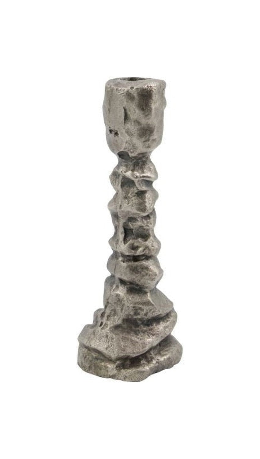 Stand de bougies de docteur en maison, hdraku, argent antique