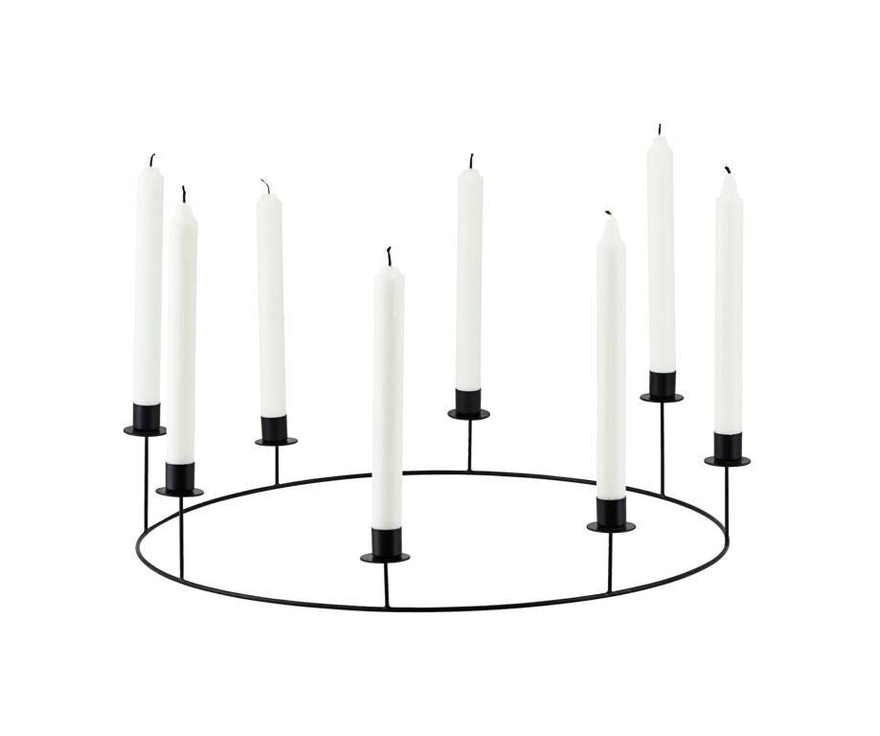 Huis Doctor Candle Stand, Hdring, zwart