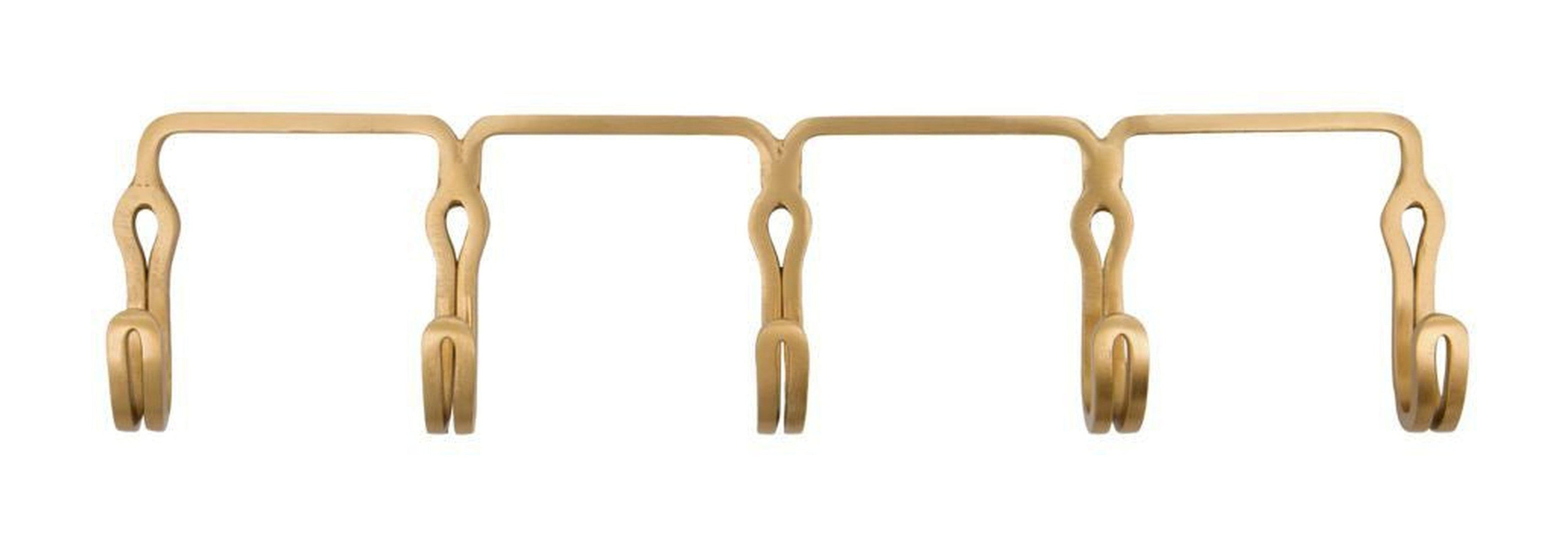 House Doctor Coat Rack, Hdyra, Brass finish