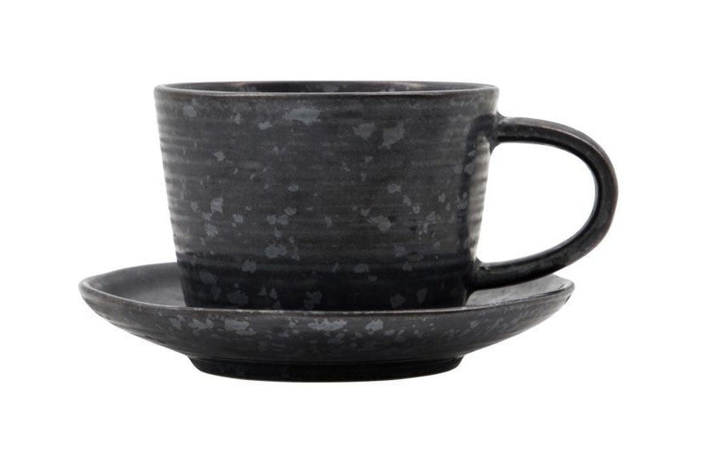 House Doctor Cup w. Saucer, Hdpion, noir / marron