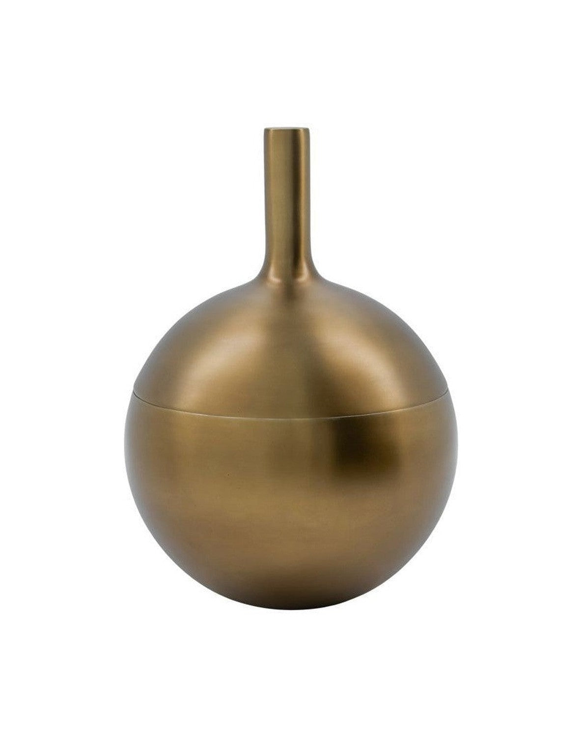 Huis Doctor Ice Bucket, HdBaar, Antique Brass Finish