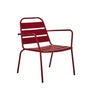 Huis Doctor Lounge Chair, Hdhelo, rood