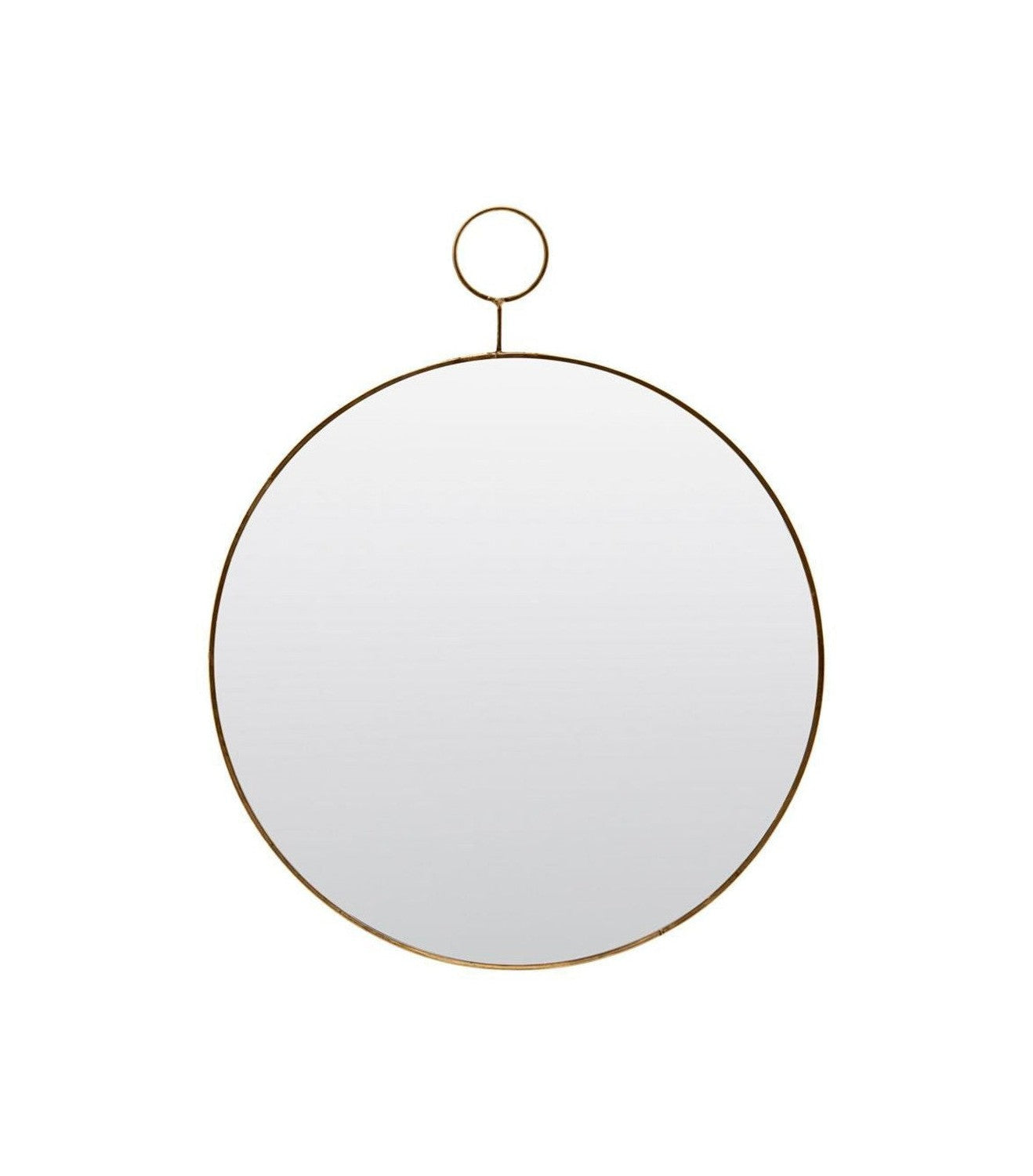 House Doctor Mirror, Hdhe Loop, Brass