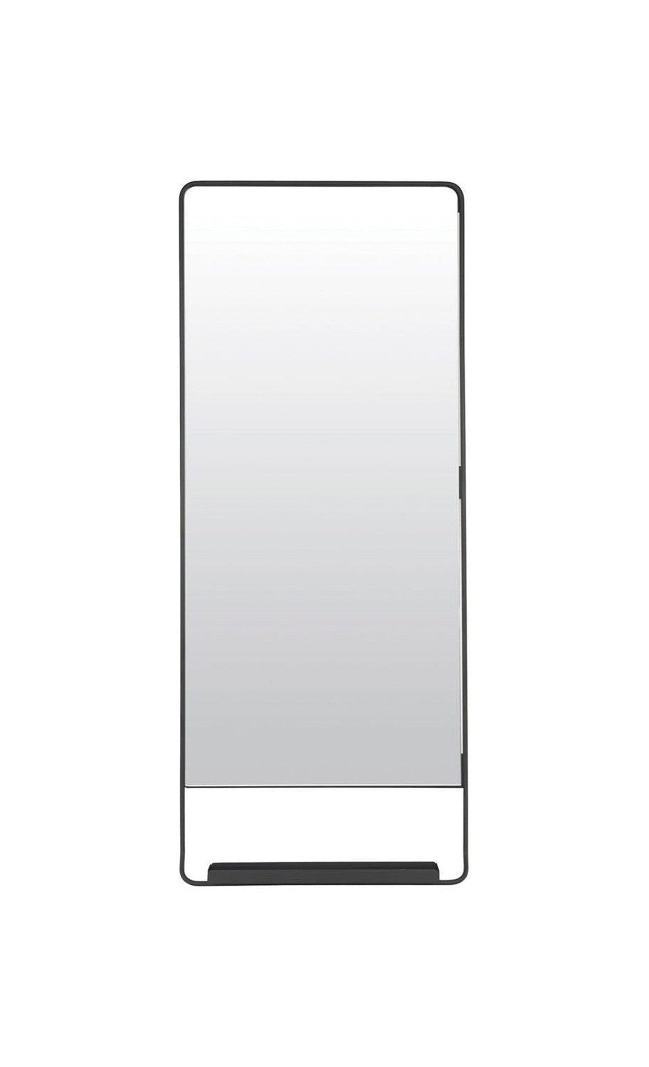 Huis Doctor Mirror W. plank, hdchic, zwart