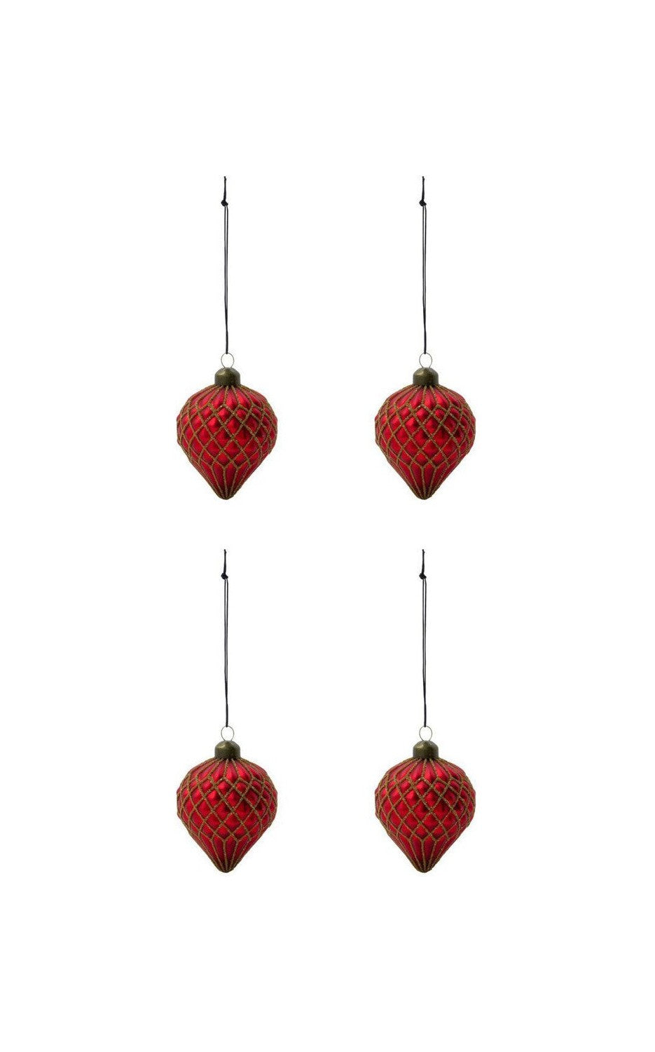 House Doctor Ornaments, Hdhinda, Red