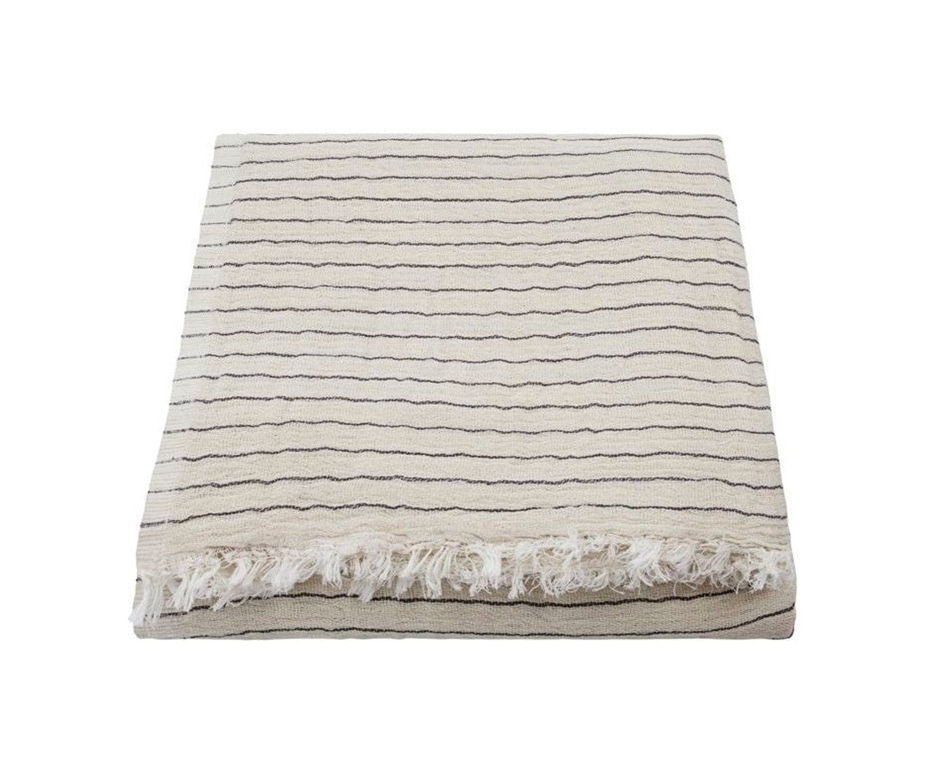 Huisarts Throw, Hdalice Stripe, Dark Grey