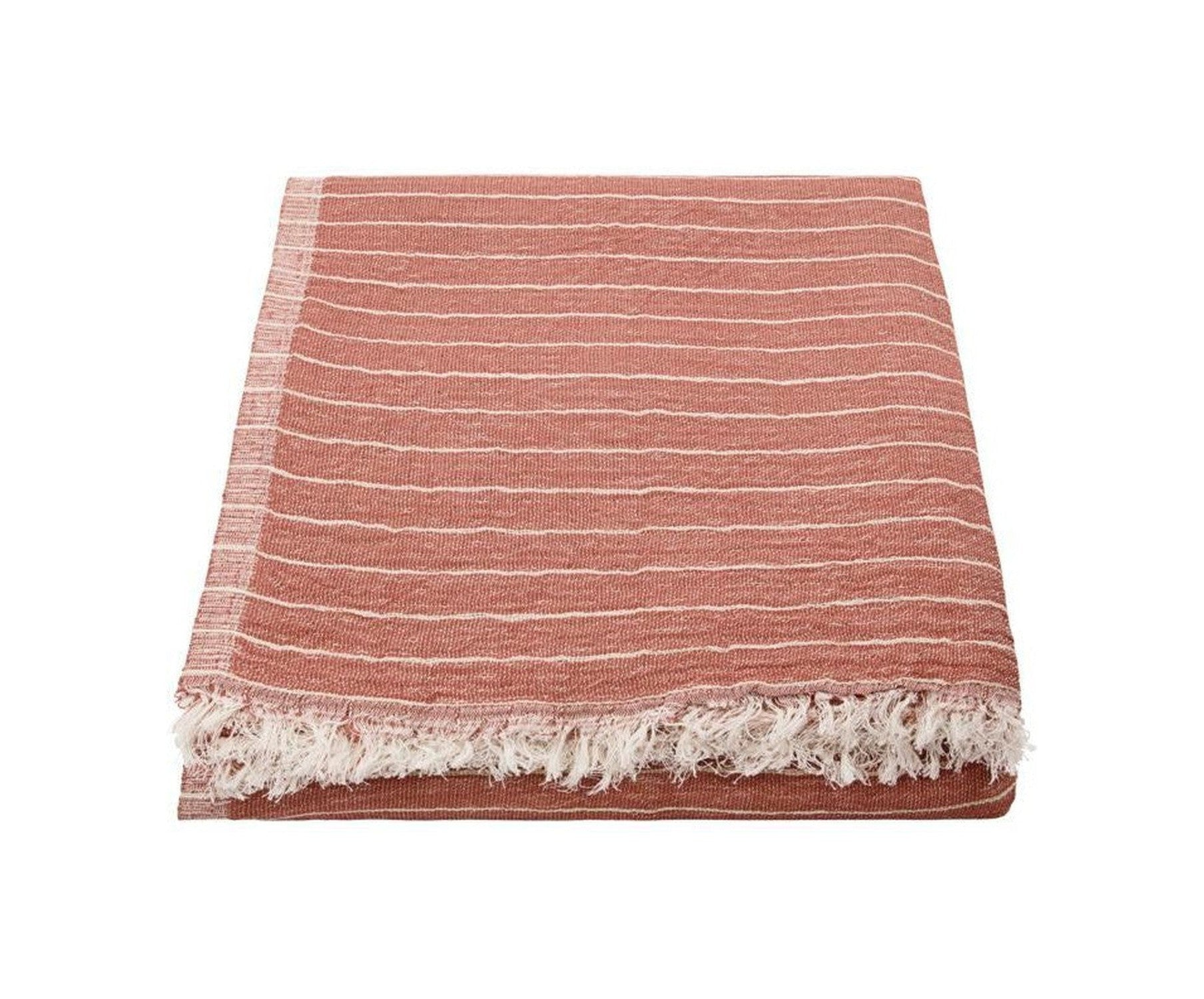 Huis Doctor Throw, Hdalice Stripe, Dusty Berry