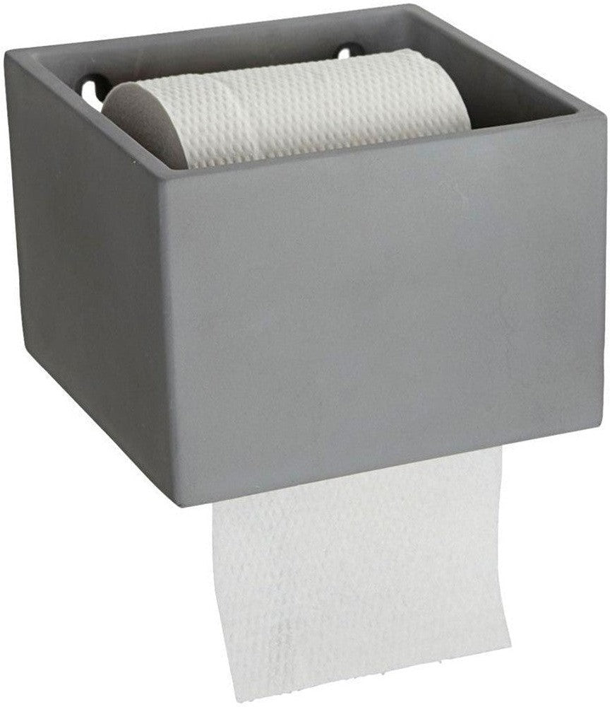 [product_category]-House Doctor Toilet paper holder, HDCement, Grey-House Doctor-5707644333963-205380104-HOU-1