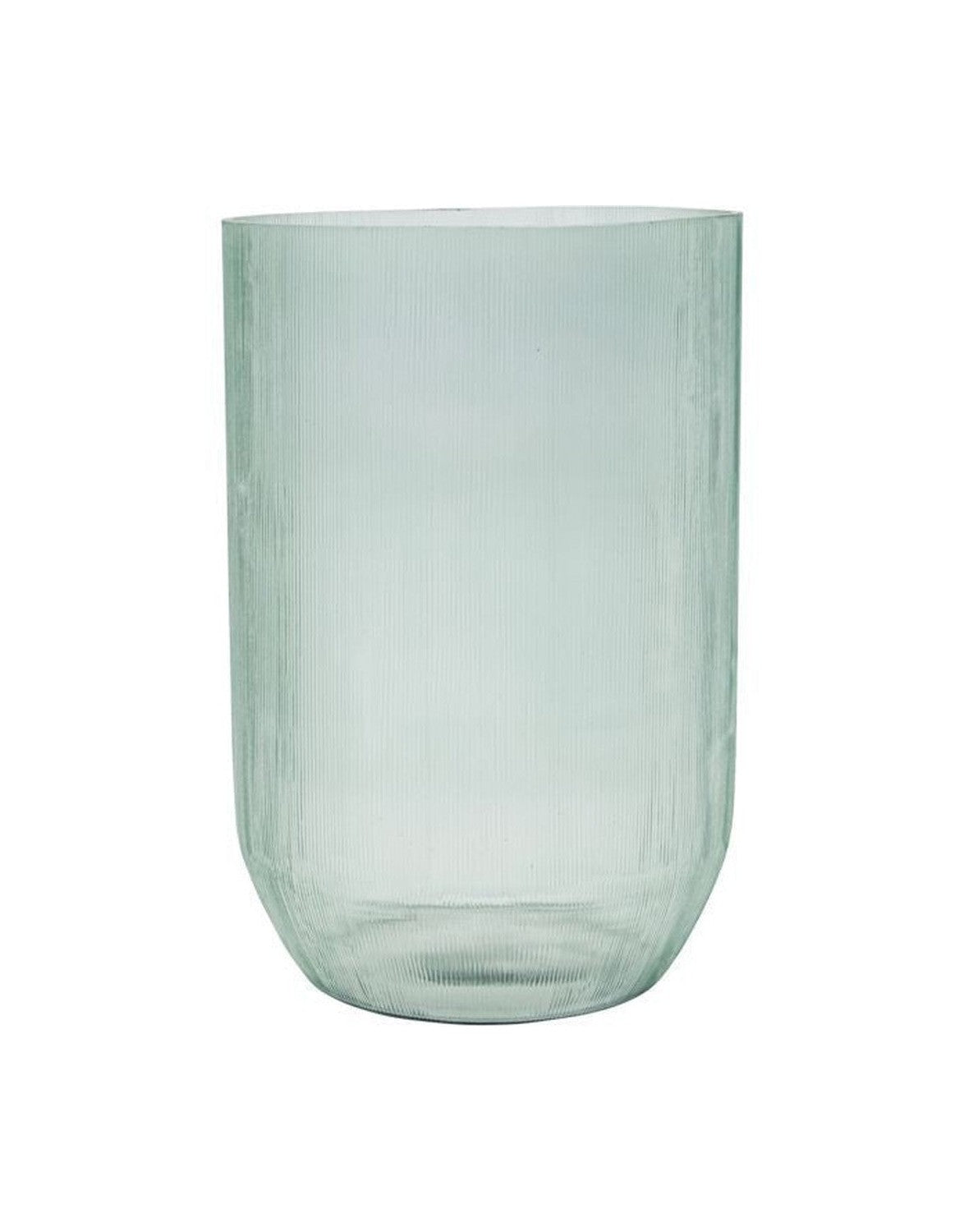 Huslege vase, hdamka, lyseblå