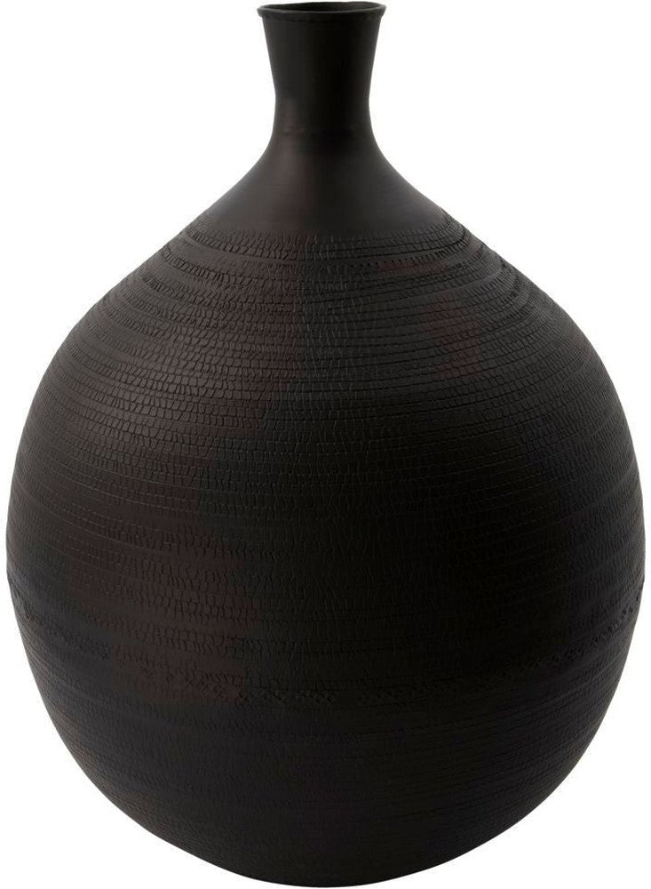 Huslege vase, hdeena, brun