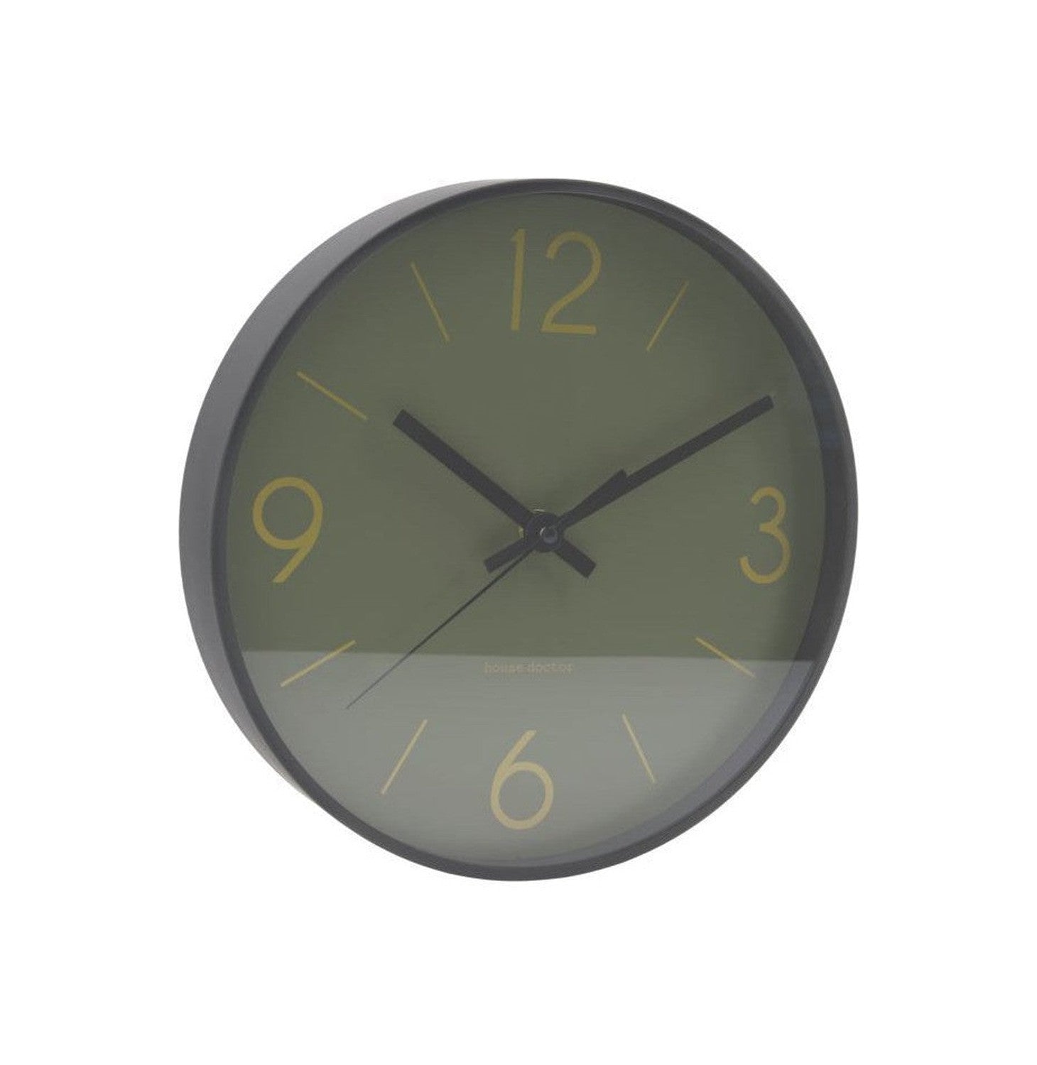 House Doctor Wall Clock, HDtime, Dark Green