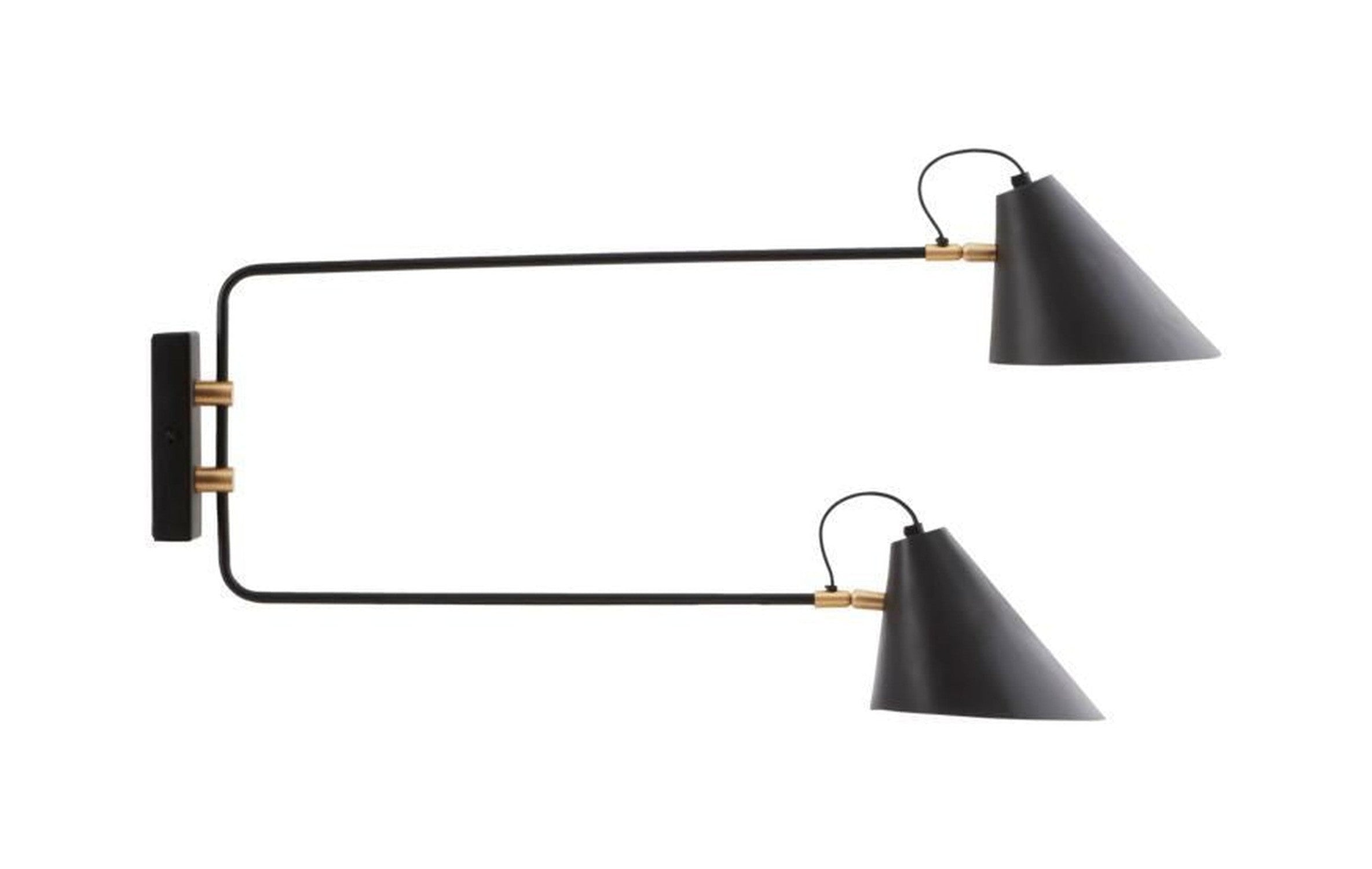 House Doctor Wall lamp, HDClub Double, Black