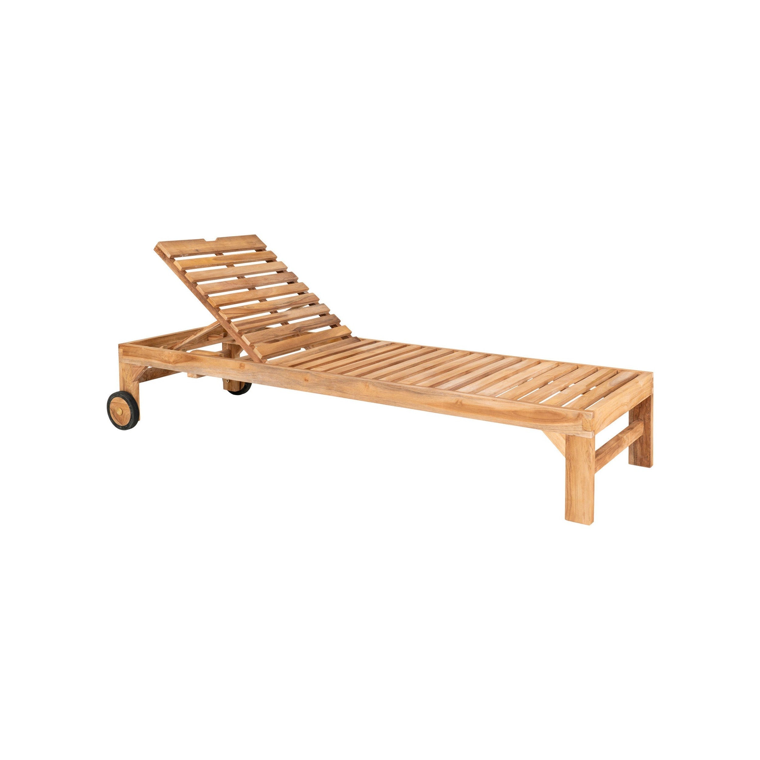 Talo pohjoismainen Andorra Teak Sunlounger