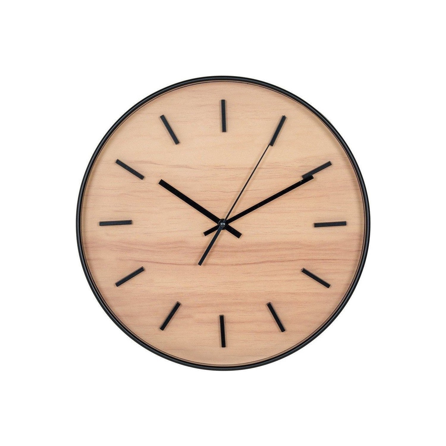 House Nordic Kensington Wall Clock, Black, Silent Movement, ø35 Cm