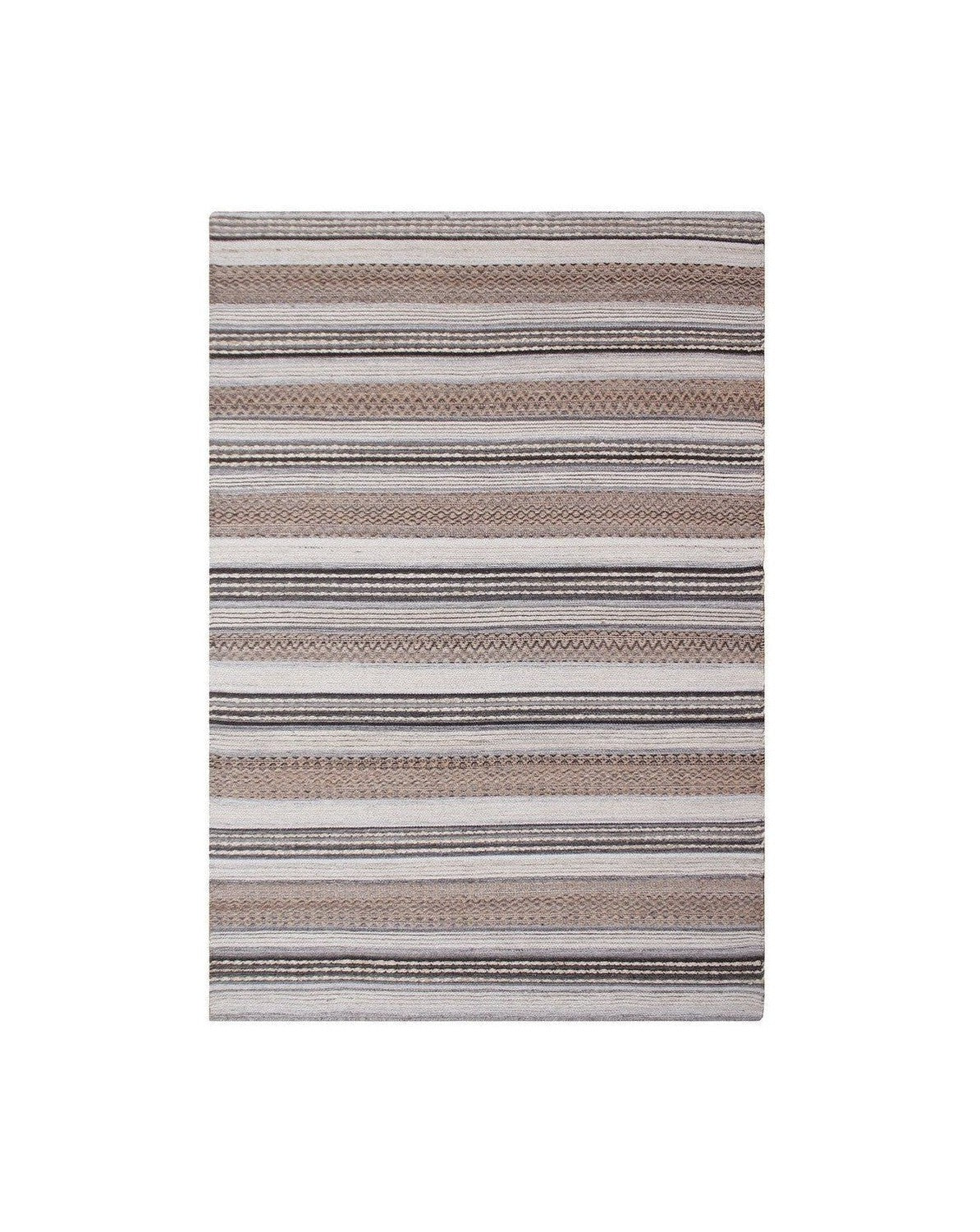 House Nordic Morena Rug, Hand Woven, Nature/Grey, 160x230 Cm