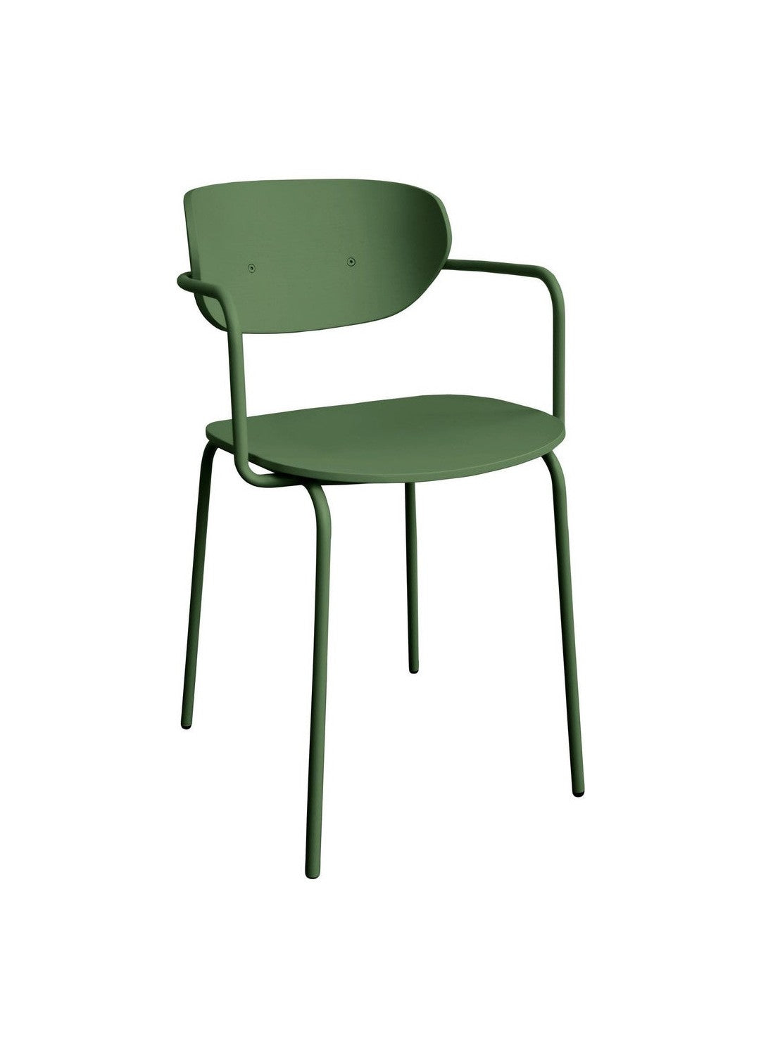 Hübsch Chaise de restauration en arc vert