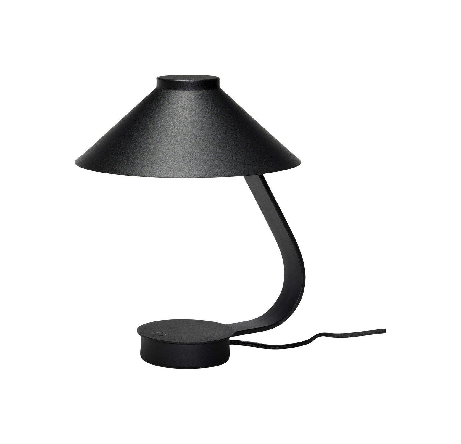 Lámpara de mesa de Hübsch Muri Negro