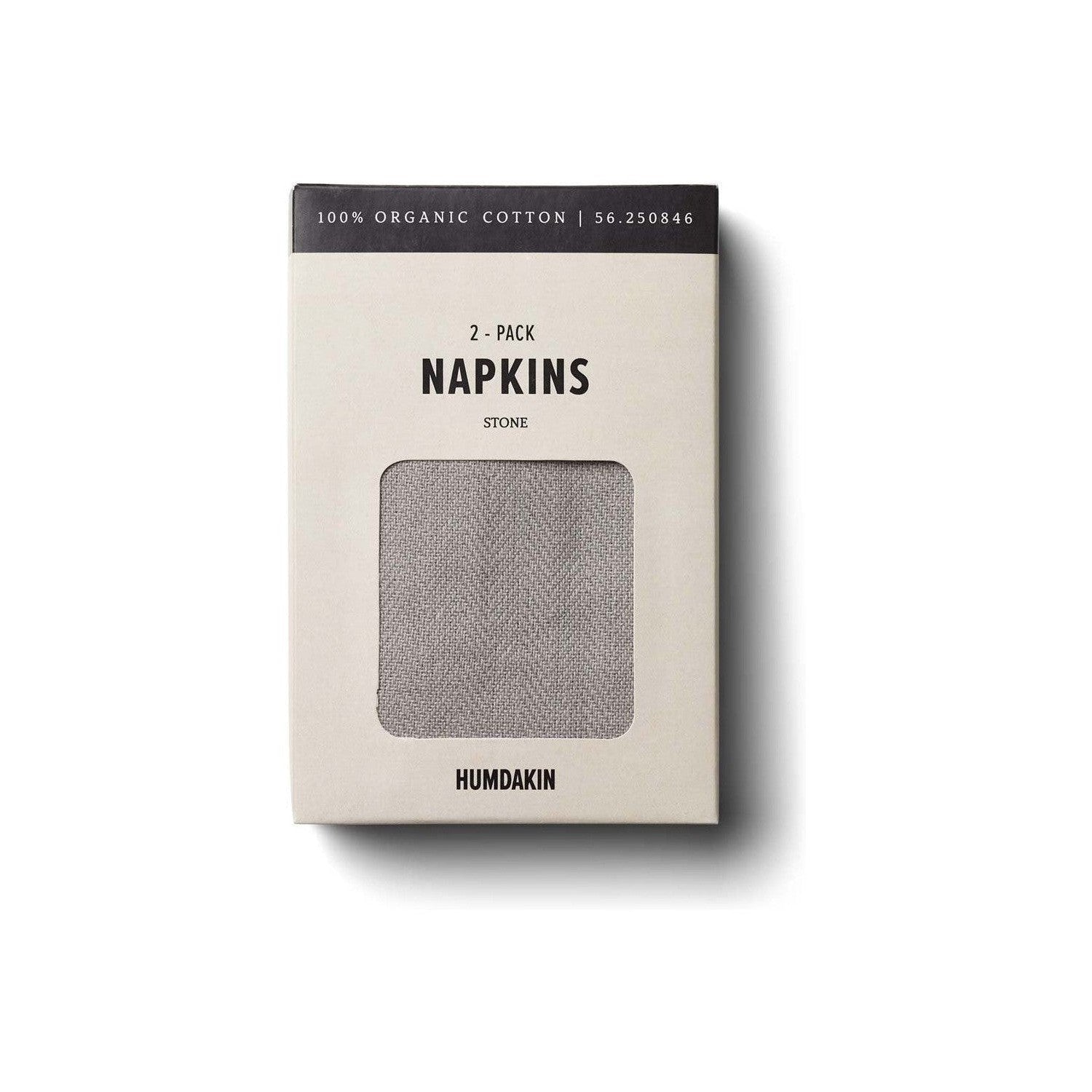 [product_category]-Humdakin Napkins Stone, 2 Piece-Humdakin-5713391007552-2372-HUM-1