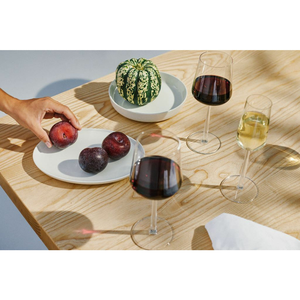 Iittala Essence ovale plaat wit, Ø 25 cm