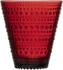 Iittala Kastehelmi Glas Cranberry 2 Stück, 30cl