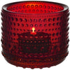 Iittala Kastehelmi Windlicht Cranberry, 6,4cm