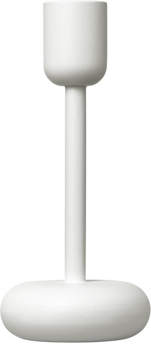 Iittala Nappula Candlestick White, 18,3cm