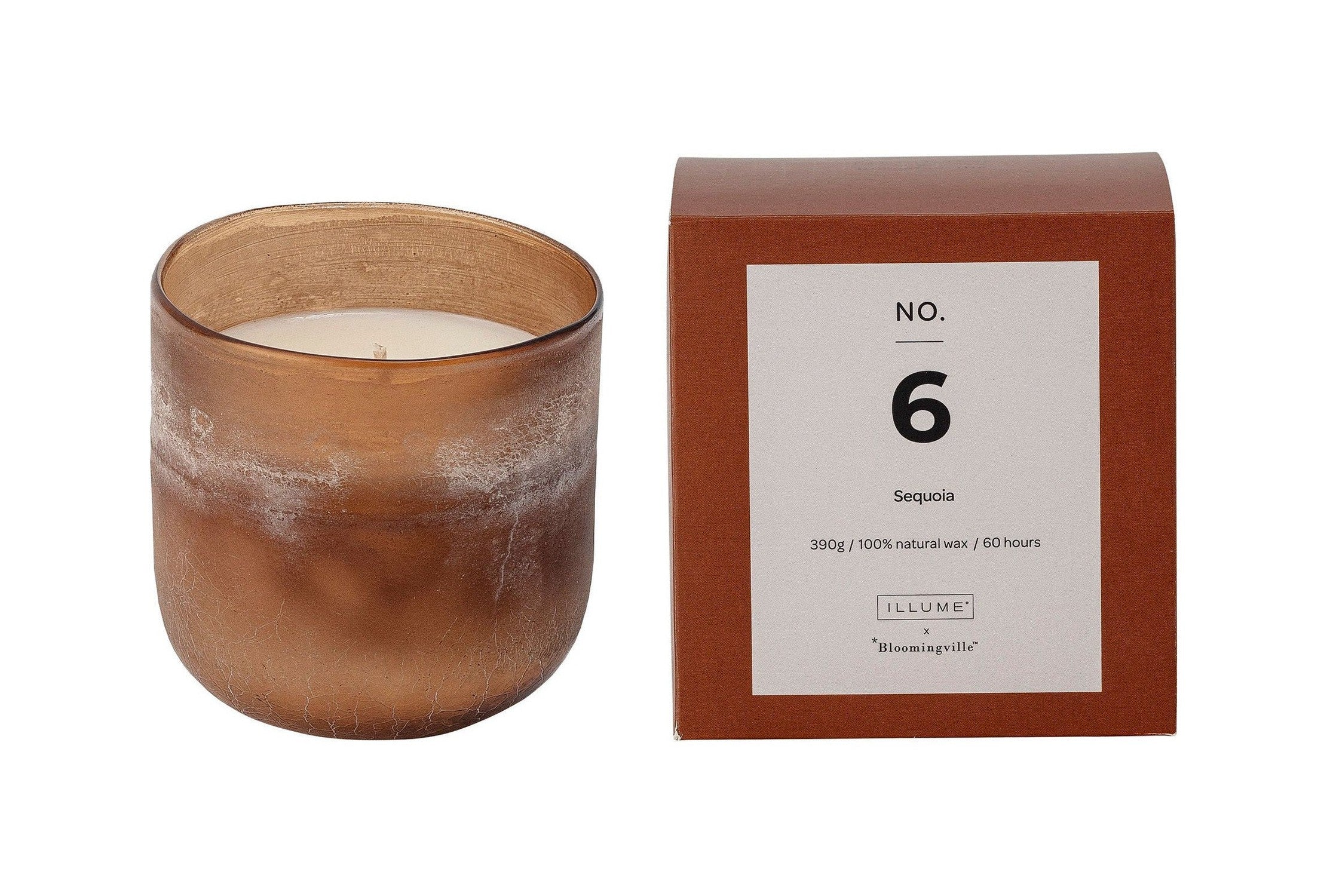 Illume X Bloomingville No.6-Sequia Scent Candle，Brown，Wax