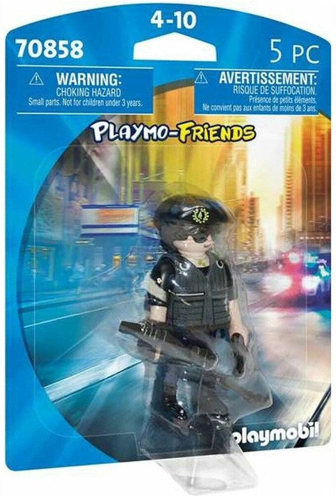 Jointed Figuur Playmobil Playmo-Friends 70858 Politieagent (5 pc's)