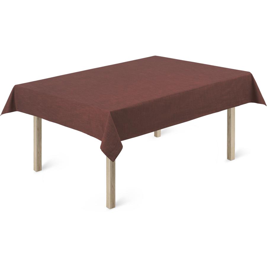 Juna Basic Baumwolltischdecke Schokolade, 150x320 Cm