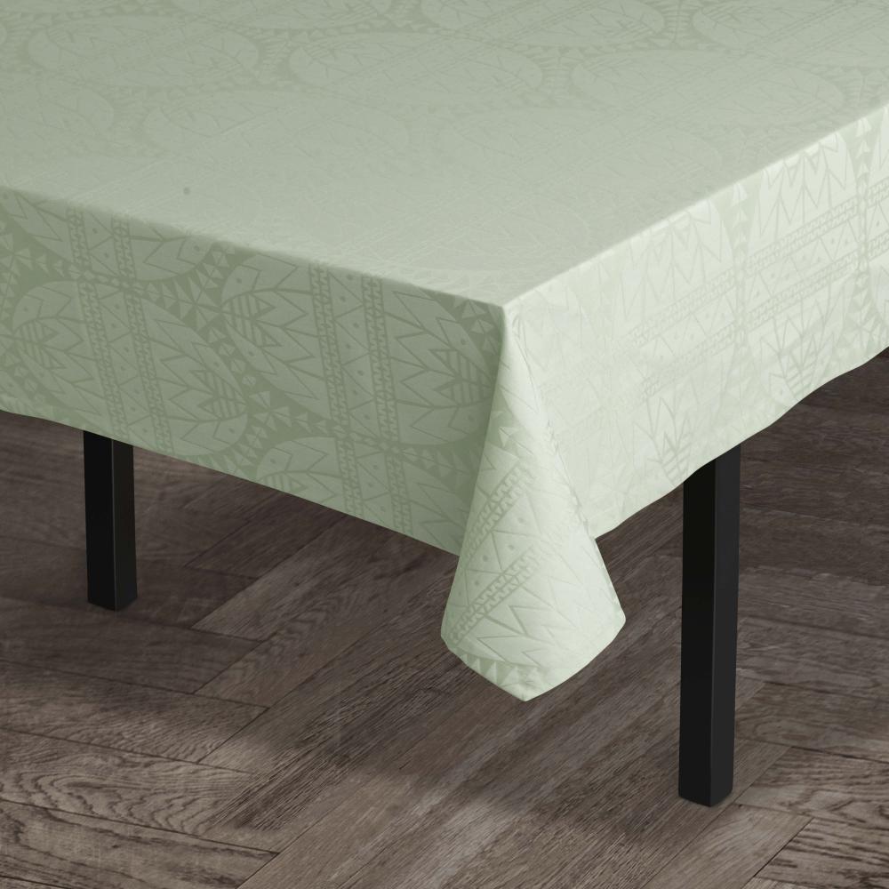 JUNA EASTER DAMASK TAPLACHTH VERDE, 150x180 cm