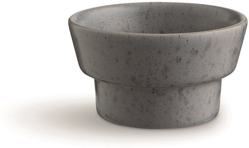 Kähler Ombria Block Candle Holder, Slate Gray