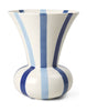 Kähler Vase signature 20 cm, bleu