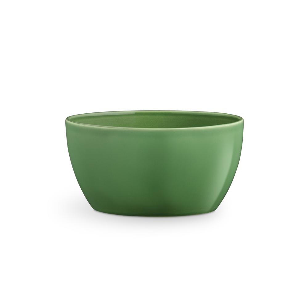 Kähler Ursula Oval Bowl 17x12 verde scuro