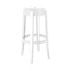 Kartell Charles Ghost Stool 75 cm, wit