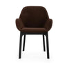 Kartell Clap Aquaclean fauteuil, zwart/bakstenen rood