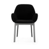 Kartell Clap Aquaclean fauteuil, grijs/zwart