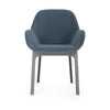 Kartell Clap Aquaclean fauteuil, grijs/stof