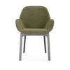 Kartell Clap Aquaclean fauteuil, grijs/groen