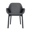 Fauteuil Kartell Clap PVC, noir / gris foncé