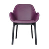 Kartell Clap Pvc Poldyair, Nero/Plum